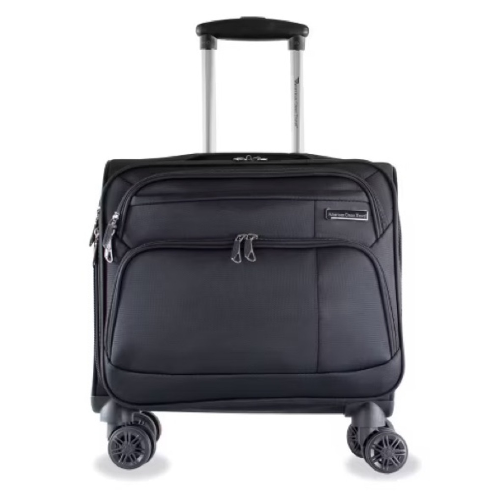 American Tourister Black Rolling Travel Bag